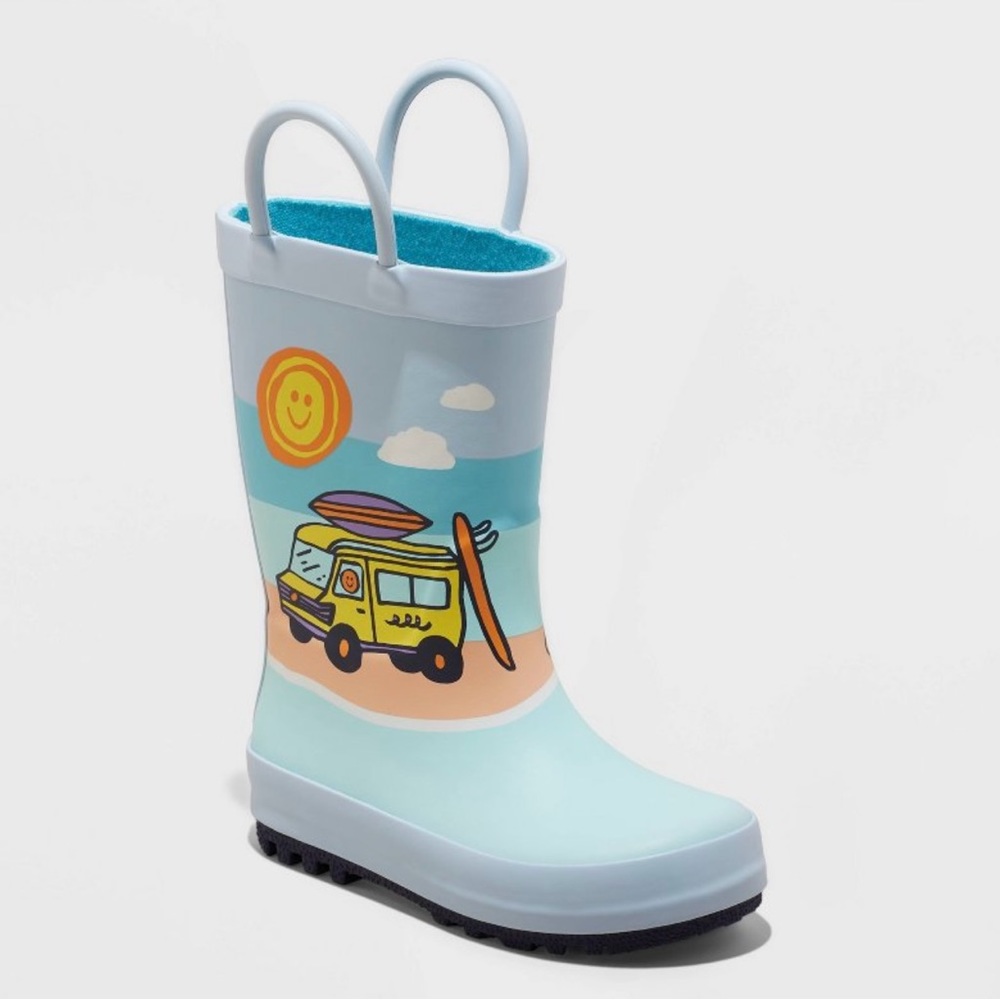 Cat & Jack Toddler Evan Rainboots - Size 5T New